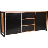 Label51 - Dressoir Brussels - Bruin - 45x190x85cm