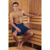 Arowell Saunakilt – Omslagdoek – Heren – 100% Katoen – 55 x 150 – Donkerblauw