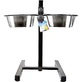 Nobleza Double Adjustable Shelf Hondenvoerbak