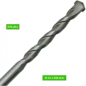 Piranha betonboor - Ø 25 x 450 mm - SDS plus