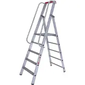 Euroline Magazijntrap - Met leuning - 1x5 treden
