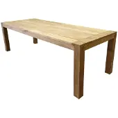 AVH-Collectie Krista dining tuintafel 260x100xH77,5 cm - poten 12 cm teak