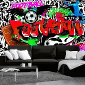 Artgeist Fotobehang – Behangpapier - Fotobehang - Football Passion 350x245 -