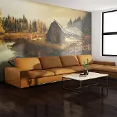 Artgeist Fotobehang XXL - Desolate hut