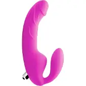 Strap U Royal Rider Vibrerende Voorbinddildo - Roze