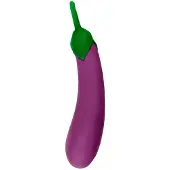 Gemüse The Eggplant Dildo Vibrator - Paars