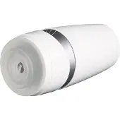 Tenga Aero - masturbator met sterke zuigkracht - wit/zilver