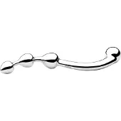 NJOY Fun Wand - dildo metaal - G-spot en anaal - zilver