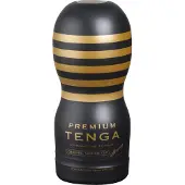 Tenga Premium Strong - wegwerpmasturbator - zwart