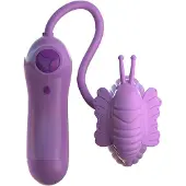 Fantasy For Her Butterfly Zuigende Vibrator met Afstandsbediening - Paars