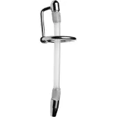 Master Series Inertia Flexibele Cum Thru Penisplug - Zilver