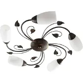 LINDBY Plafondlamp , Stefania, dimbare, Roestbruin, Woonkamer, Metaal, Antiek