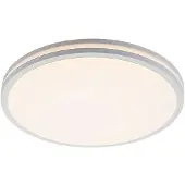 LINDBY Plafondlamp , Arnim, dimbare, Wit, Badkamer, Kunststof, Modern