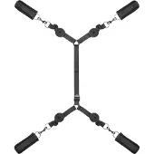 Obaie - onder‑matras bondageset (zwart)