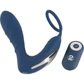 You2Toys Vibrerende Prostaat Plug met Cock Ring Vibrator Blauw