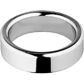 Malesation Metalen Cockring - Zilver - 48 mm