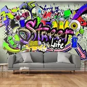 Artgeist Fotobehang - Colourful Cooperation