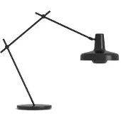 Grupa Products Bureaulamp Arigato, zwart, Woon-/ Eetkamer, metaal, bureaulamp