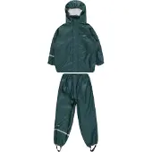 CeLaVi Regenkleding m. Bretellen - PU - Donkergroen - - 70 - Regenkleding