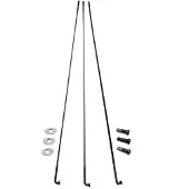 Zipp Cx-sprint J-bend External 3 Units Spokes Grijs 274 mm