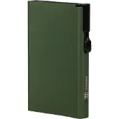 Juscha JU-954000 Pasjeshouder Clicksafe RFID Aluminium Groen Voor 8 Pasjes