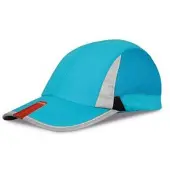 Spiro Unisex 2 Panel Sport Baseball Cap (Aqua/Zwart)