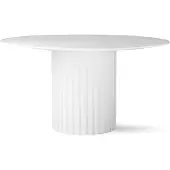 HK Living eetkamertafel Pillar white 140 cm