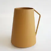 Pomax vaas - Oker / geel - ø 13 x 17 cm hoog.