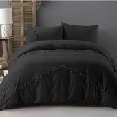 ZENsation Dekbedovertrek Fashion Lace zwart - microvezel - 1-persoons