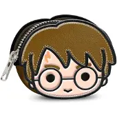 KARACTERMANIA Harry Potter portemonnee met schattige, kleine gezichtjes, bruin