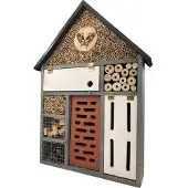 Garden Spirit Insectenhotel 4 - Zwart/Grijs