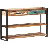 vidaXL Dressoir 120x30x75 cm massief gerecycled hout