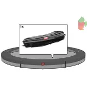 Berg Trampoline Rand Favorit inground 427-430 cm Grijs