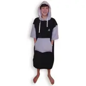 Kynay Microfiber Youth Poncho Zwart S-M Kinderen