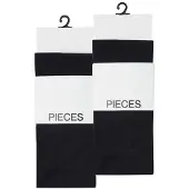 Pieces Fijne panty 'Nikoline' zwart