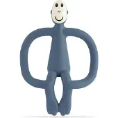 Matchstick Monkey Bijtring Grijsblauw | 1 stuk
