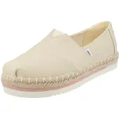 Toms Dames Espadrilles Alpargata Platform Rope - Beige - Maat 43,5