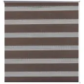 vidaXL Duo rolgordijn 140 x 175 cm koffiebruin online kopen