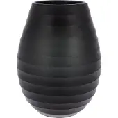 Goebel Tafelvaas Slate black Vaas van glas, handgemaakt en mondgeblazen, hoogte ca. 23 cm (1 stuk)