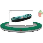 Berg Trampoline Rand Champion inground 270 cm Groen