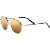 Serengeti Aviator unisex Shiny Light Gold Saturn -stuurprogramma's goud gepolariseerd Shelby