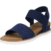 SKECHERS Skechersvoor vrouwen. 31440 Sandalen Bobs Deser Kiss marine (36), Blauw, 3 tot 5 cm, Geen, Casual