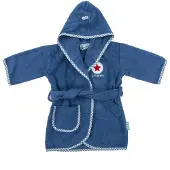 Lief! badjas 0-12 mnd blauw