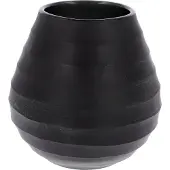 Goebel Tafelvaas Slate black Vaas van glas, handgemaakt en mondgeblazen, hoogte ca. 14,5 cm (1 stuk)