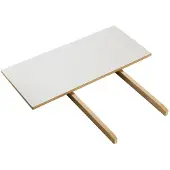 FDB Møbler C35 inlegblad 82x37 cm light grey-oak nature lacquered