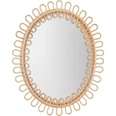 Sika-Design Luella Spiegel 58x70 Cm Naturel - Wandspiegels Spiegelglas Natural - FA-70-PU