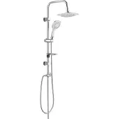 Aloni Rain Bianco: Doucheset met handdouche, 3 + 1 functies