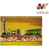 Stick-It Stoomlocomotief Nurnberger Adler, ca. 9.200 steentjes, compatibel met Ministeck