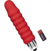 EIS geribbelde siliconen minivibrator (10cm)