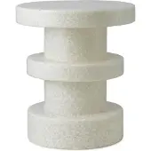 Normann Copenhagen Bit Stack kruk Wit-wit